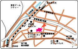 東京都労働資料センター　地図